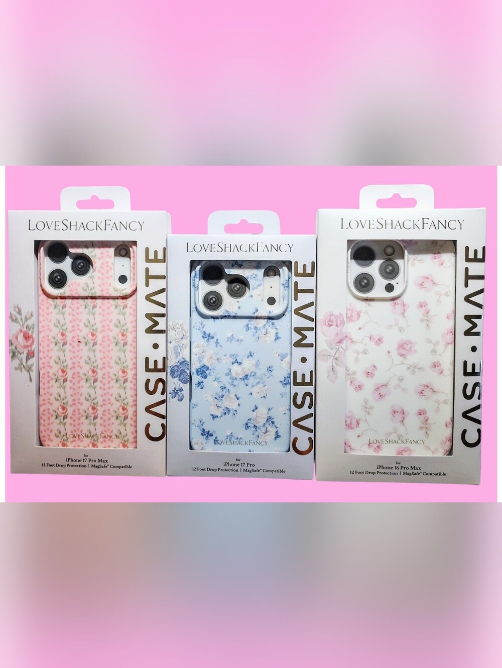 🩷*LoveShackFancy* iPhone Cases Bundle!🫶